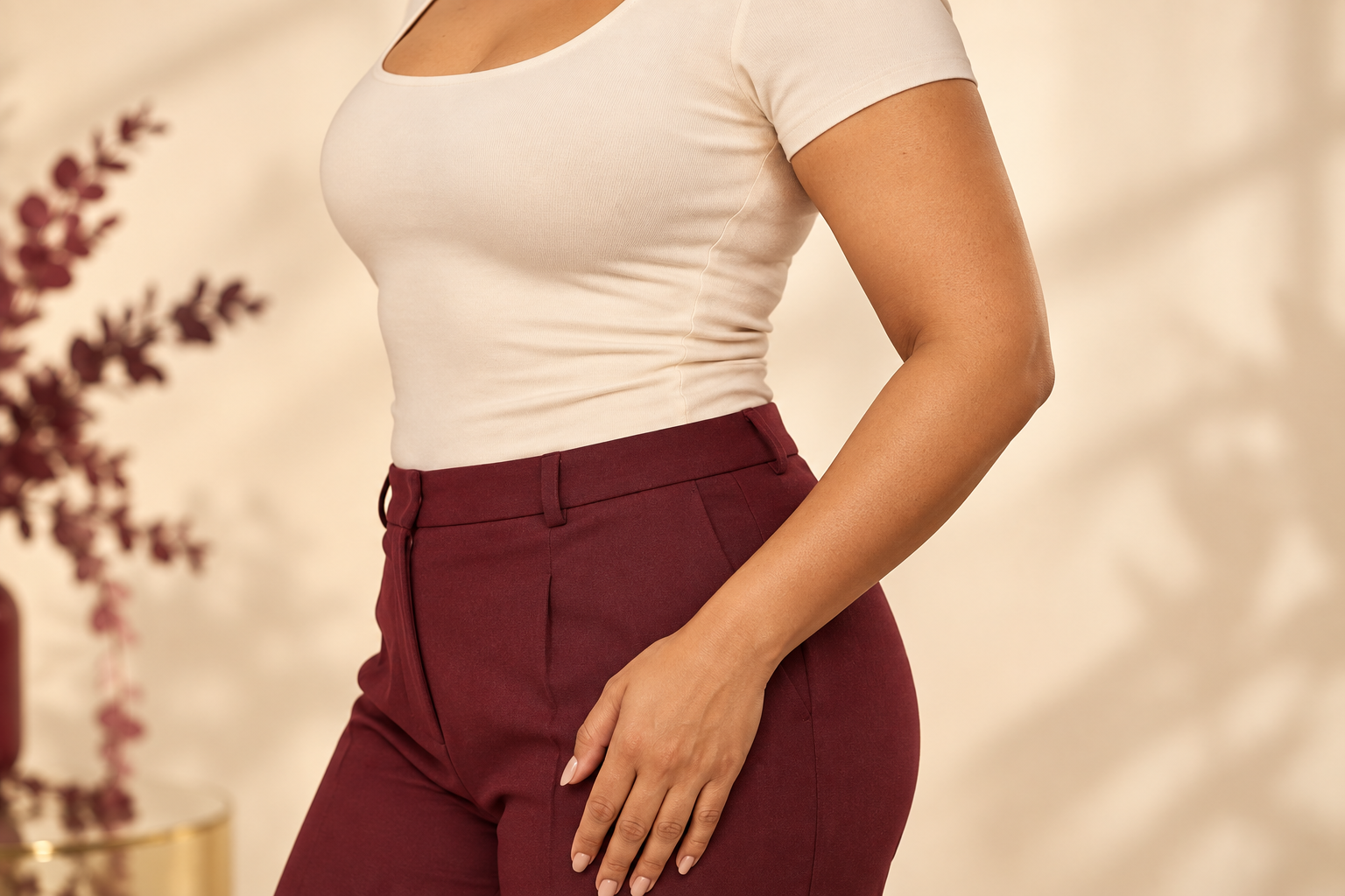 Editorial waist and arm detail